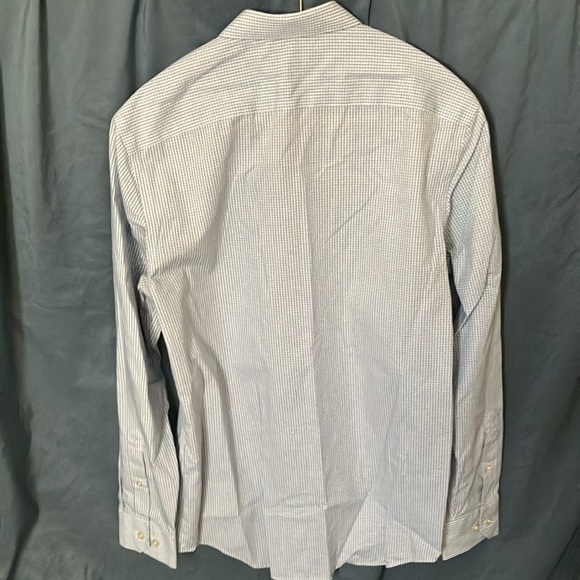 Banana Republic: Blue/White plaid Slim Fit Long Sleeve button down- S - Picture 10 of 16